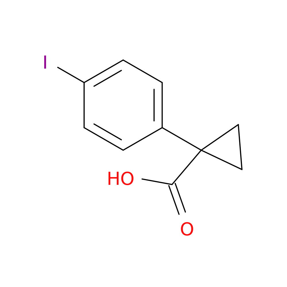1-(4-Iodophenyl)cyclopropanecarboxylic acid
