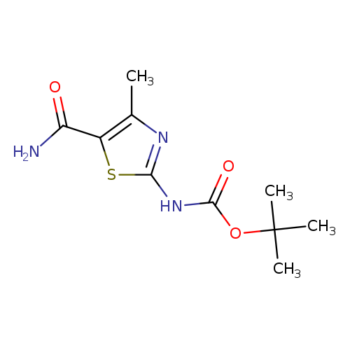 tert-Butyl n-(5-carbamoyl-4-methyl-1,3-thiazol-2-yl)carbamate