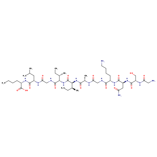 L-Norleucine, N-[N-[N-[N-[N-[N-[N-[N2-[N2-(N-glycyl-L-seryl)-L-asparaginyl]-L-lysyl]glycyl]-L-alanyl]-L-isoleucyl]-L-isoleucyl]glycyl]-L-leucyl]- (9CI)