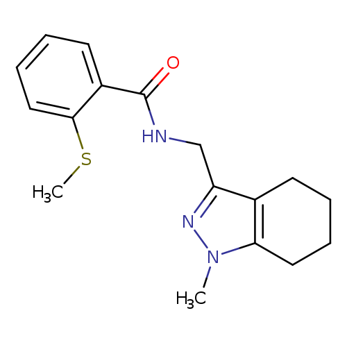 N-[(1-methyl-4,5,6,7-tetrahydro-1H-indazol-3-yl)methyl]-2-(methylsulfanyl)benzamide