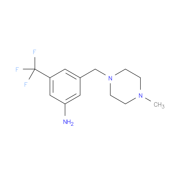 3-[(4-Methyl-1-piperazinyl)methyl]-5-(trifluoromethyl)benzenamine