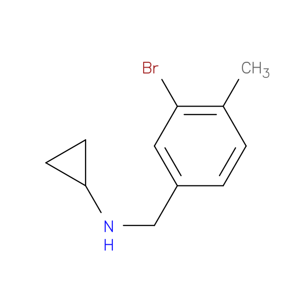 N-[(3-bromo-4-methylphenyl)methyl]cyclopropanamine