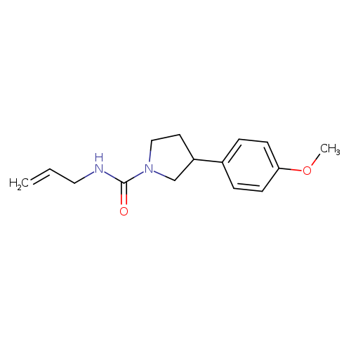 3-(4-methoxyphenyl)-N-(prop-2-en-1-yl)pyrrolidine-1-carboxamide