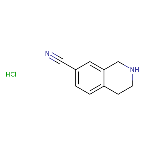 7-Isoquinolinecarbonitrile, 1,2,3,4-tetrahydro-, hydrochloride (1:1)