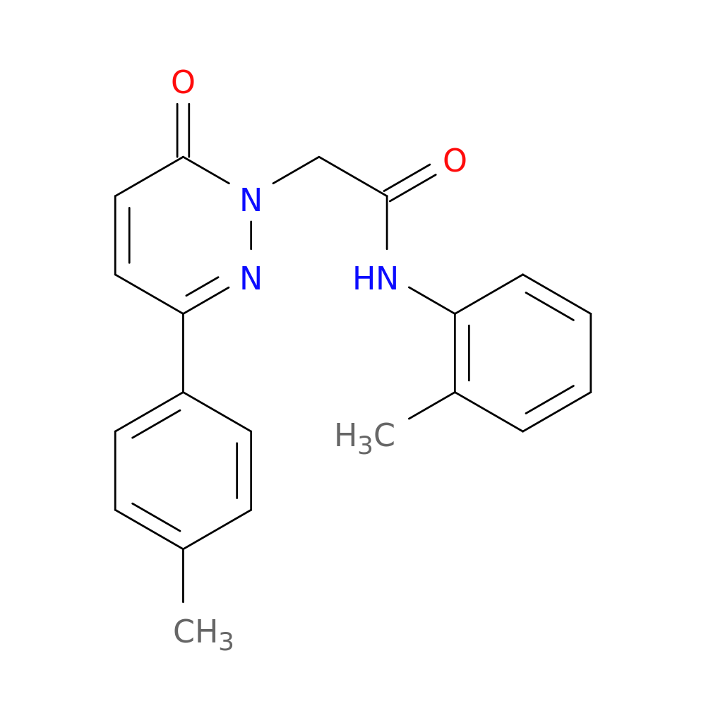 N-(2-methylphenyl)-2-[3-(4-methylphenyl)-6-oxo-1,6-dihydropyridazin-1-yl]acetamide