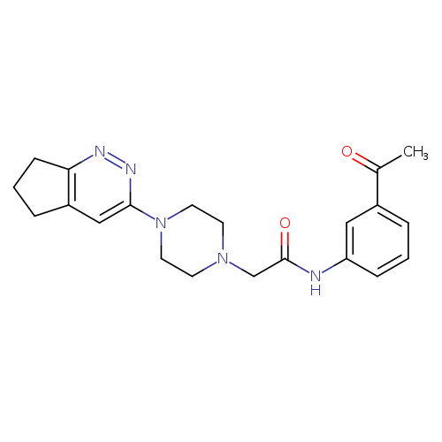 N-(3-acetylphenyl)-2-(4-{5H,6H,7H-cyclopenta[c]pyridazin-3-yl}piperazin-1-yl)acetamide
