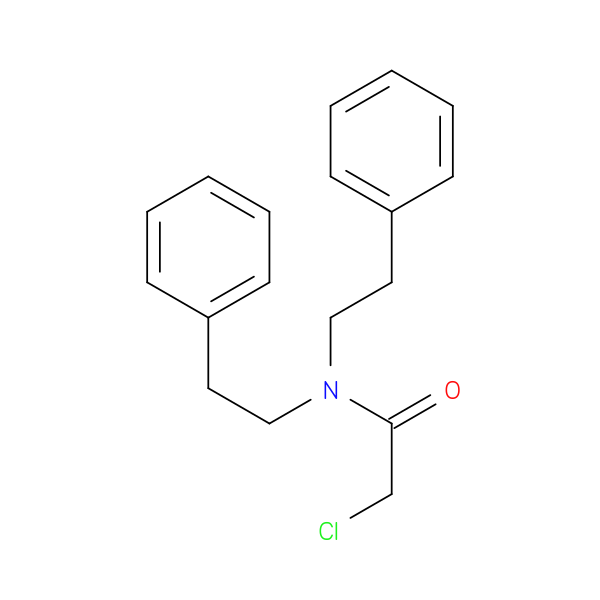 2-chloro-N,N-bis(2-phenylethyl)acetamide