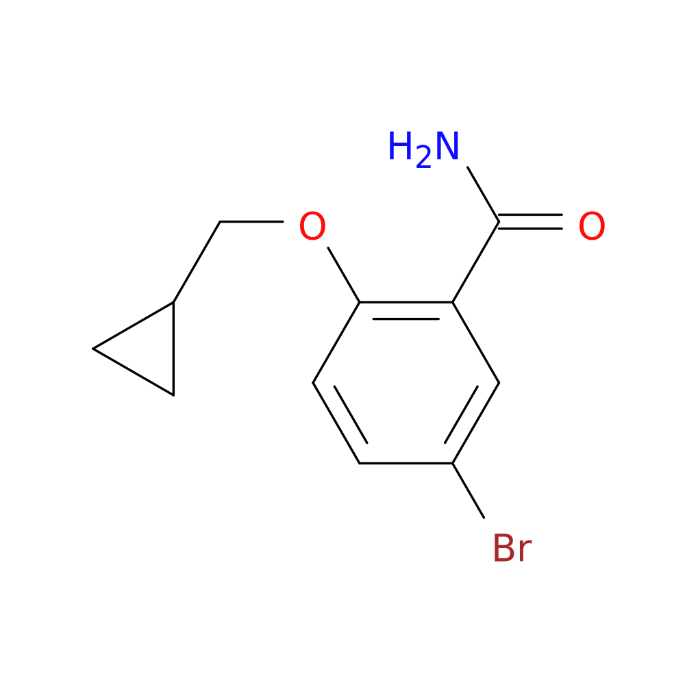 5-Bromo-2-(cyclopropylmethoxy)benzamide