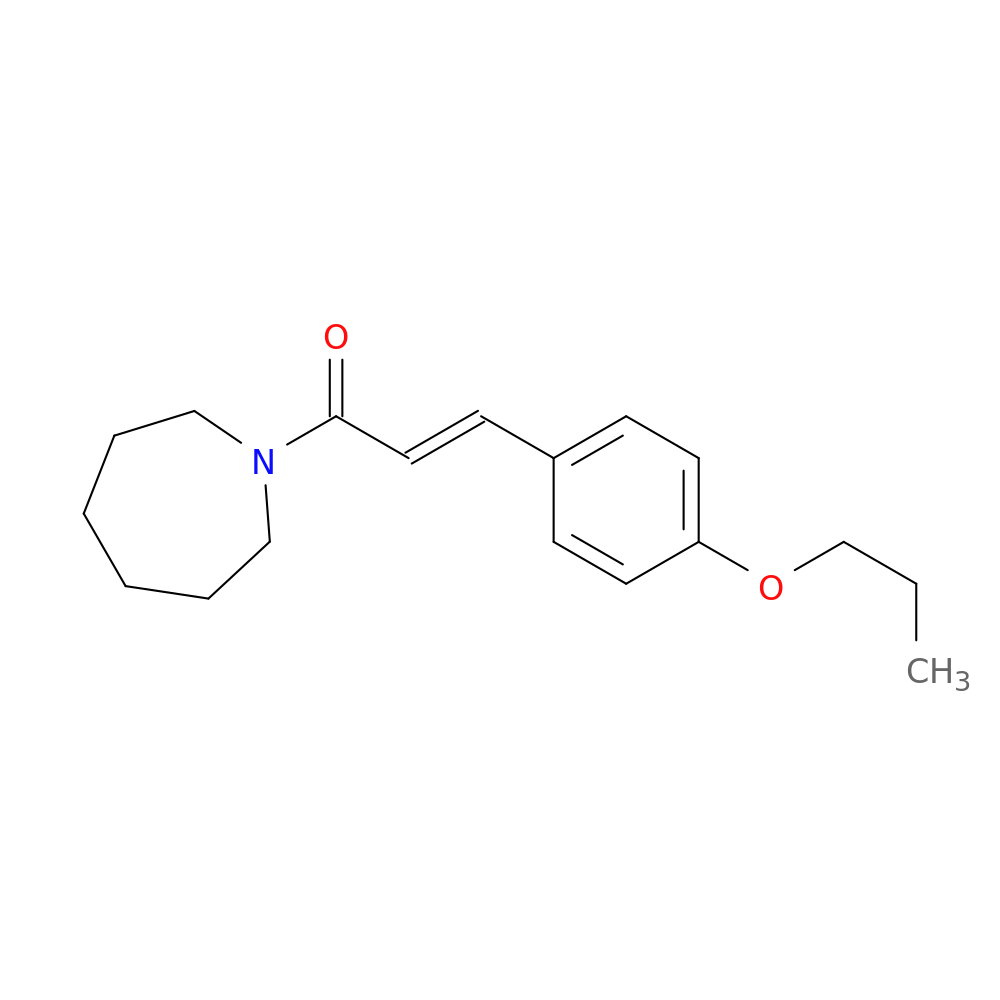 (2E)-1-(azepan-1-yl)-3-(4-propoxyphenyl)prop-2-en-1-one