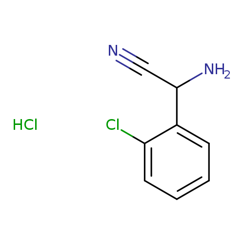 2-amino-2-(2-chlorophenyl)acetonitrile hydrochloride