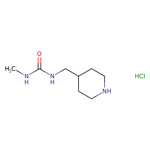 3-Methyl-1-[(piperidin-4-yl)methyl]urea hydrochloride