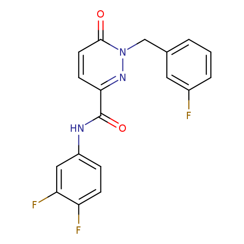 N-(3,4-difluorophenyl)-1-[(3-fluorophenyl)methyl]-6-oxo-1,6-dihydropyridazine-3-carboxamide