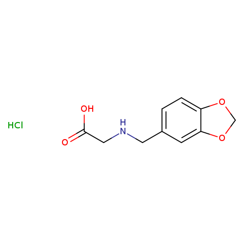 2-{[(1,3-dioxaindan-5-yl)methyl]amino}aceticacidhydrochloride