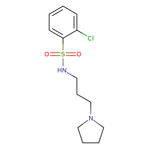 2-Chloro-N-(3-(pyrrolidin-1-yl)propyl)benzenesulfonamide