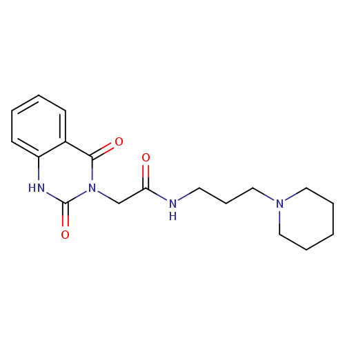 2-(2,4-dioxo-1,2,3,4-tetrahydroquinazolin-3-yl)-N-[3-(piperidin-1-yl)propyl]acetamide
