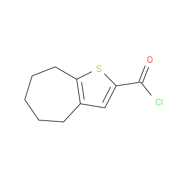 5,6,7,8-Tetrahydro-4h-cyclohepta[b]thiophene-2-carbonyl chloride