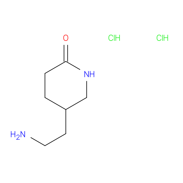 5-(2-aminoethyl)piperidin-2-one dihydrochloride