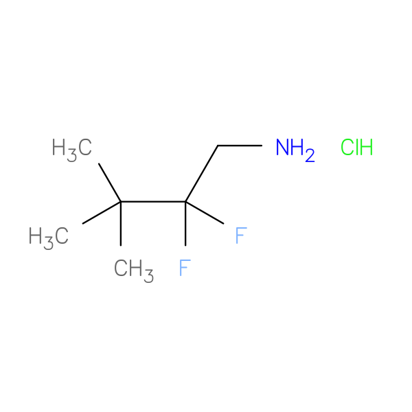 2,2-Difluoro-3,3-dimethylbutan-1-amine hydrochloride