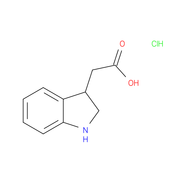 2-(2,3-Dihydro-1H-indol-3-yl)acetic acid hydrochloride