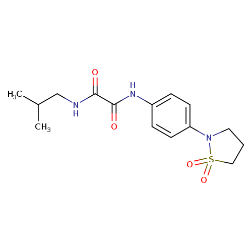 N'-[4-(1,1-dioxo-1lambda6,2-thiazolidin-2-yl)phenyl]-N-(2-methylpropyl)ethanediamide
