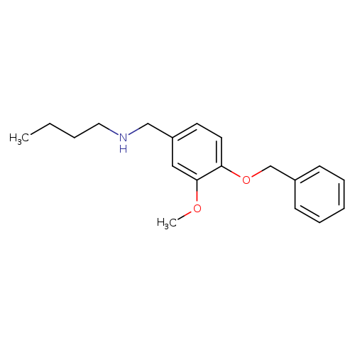 {[4-(benzyloxy)-3-methoxyphenyl]methyl}(butyl)amine