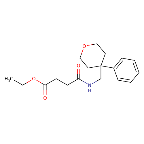 ethyl 3-{[(4-phenyloxan-4-yl)methyl]carbamoyl}propanoate