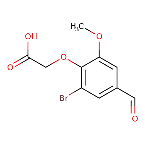 (2-Bromo-4-formyl-6-methoxyphenoxy)acetic acid