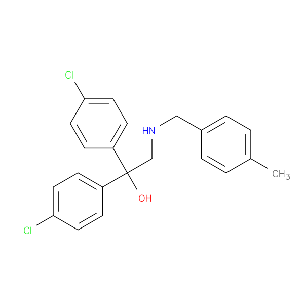1,1-bis(4-chlorophenyl)-2-{[(4-methylphenyl)methyl]amino}ethan-1-ol