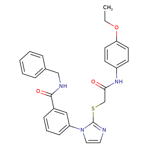 N-benzyl-3-[2-({[(4-ethoxyphenyl)carbamoyl]methyl}sulfanyl)-1H-imidazol-1-yl]benzamide