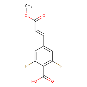 2,6-difluoro-4-[(E)-3-methoxy-3-oxo-prop-1-enyl]benzoic acid