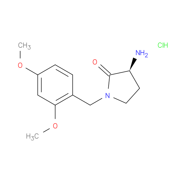 (S)-3-Amino-1-(2,4-dimethoxybenzyl) pyrrolidin-2-one hcl