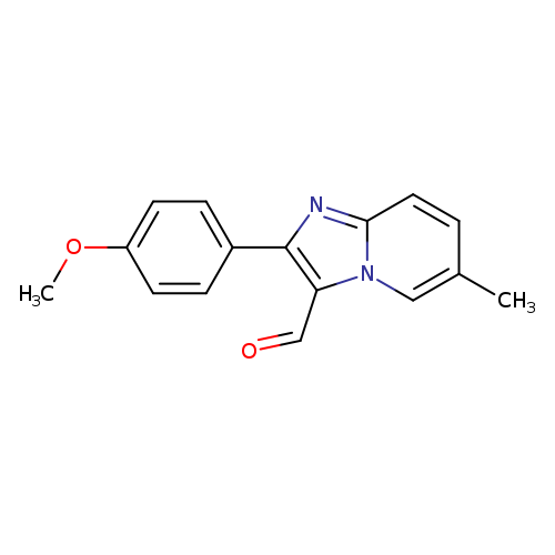 2-(4-Methoxyphenyl)-6-methylimidazo[1,2-a]pyridine-3-carbaldehyde