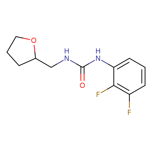1-(2,3-difluorophenyl)-3-[(oxolan-2-yl)methyl]urea