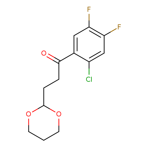 2'-Chloro-4',5'-difluoro-3-(1,3-dioxan-2-yl)-propiophenone