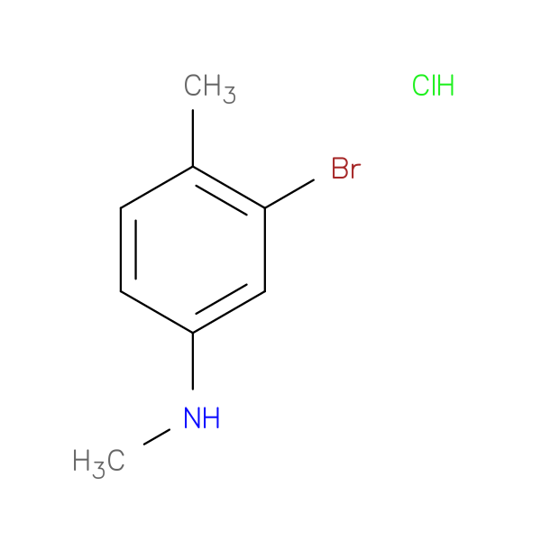 3-Bromo-N,4-dimethylaniline, HCl