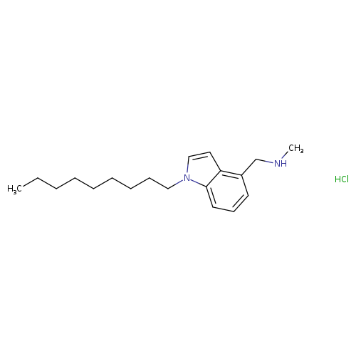 methyl[(1-nonyl-1H-indol-4-yl)methyl]amine hydrochloride