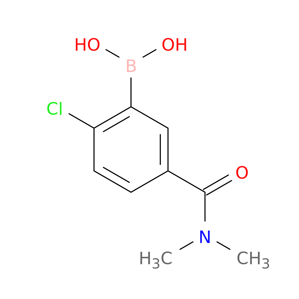 2-Chloro-5-(dimethylcarbamoyl)benzeneboronic acid