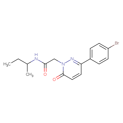 2-[3-(4-bromophenyl)-6-oxo-1,6-dihydropyridazin-1-yl]-N-(butan-2-yl)acetamide