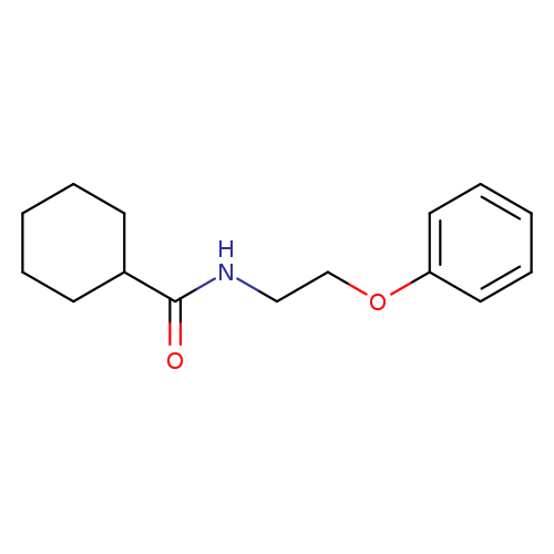 N-(2-phenoxyethyl)cyclohexanecarboxamide