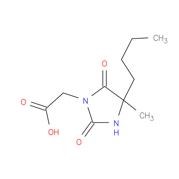 2-(4-butyl-4-methyl-2,5-dioxoimidazolidin-1-yl)acetic acid