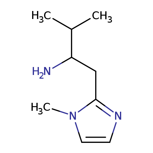 3-methyl-1-(1-methyl-1H-imidazol-2-yl)butan-2-amine