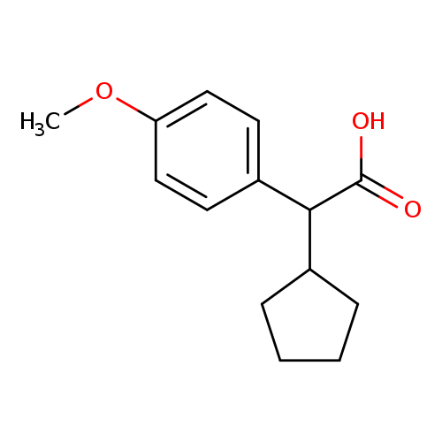 2-cyclopentyl-2-(4-methoxyphenyl)acetic acid
