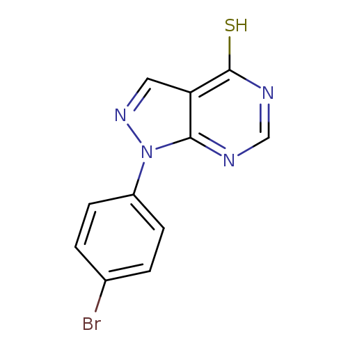 1-(4-bromophenyl)-1H-pyrazolo[3,4-d]pyrimidine-4-thiol