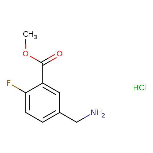 methyl 5-(aminomethyl)-2-fluorobenzoate hydrochloride