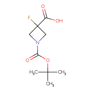 1-[(tert-butoxy)carbonyl]-3-fluoroazetidine-3-carboxylic acid