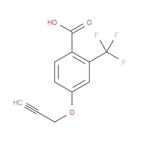 4-(Prop-2-yn-1-yloxy)-2-(trifluoromethyl)benzoic acid