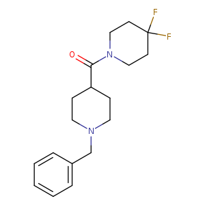 1-(1-benzylpiperidine-4-carbonyl)-4,4-difluoropiperidine