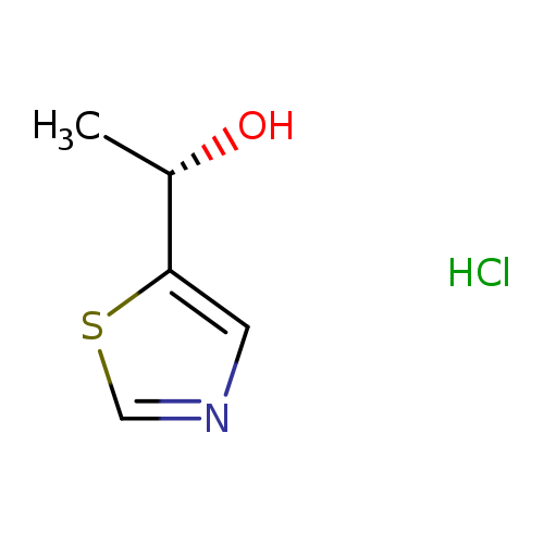 (1S)-1-(1,3-Thiazol-5-yl)ethan-1-ol hydrochloride