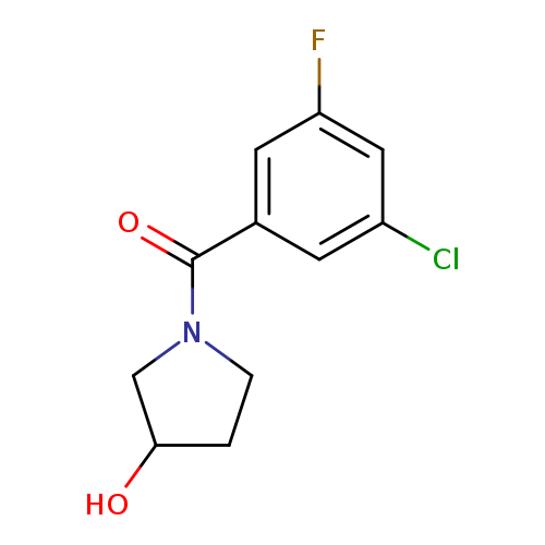 1-(3-chloro-5-fluorobenzoyl)pyrrolidin-3-ol