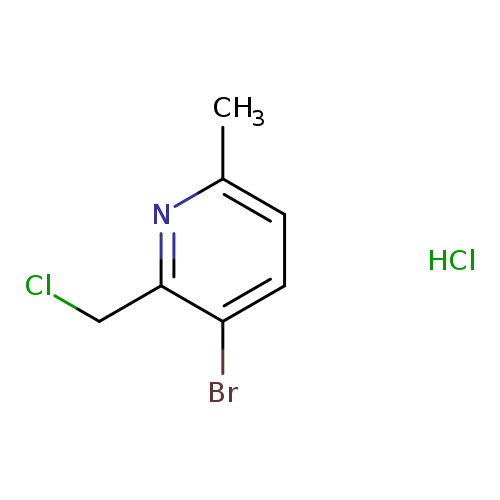 3-bromo-2-(chloromethyl)-6-methylpyridine hydrochloride